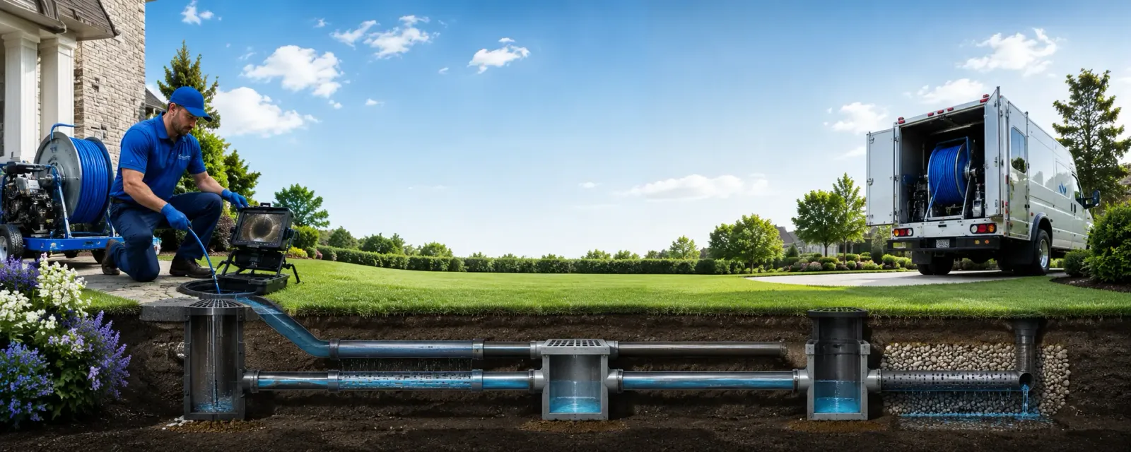 Outdoor drain cleaning information for Surveyor, WV